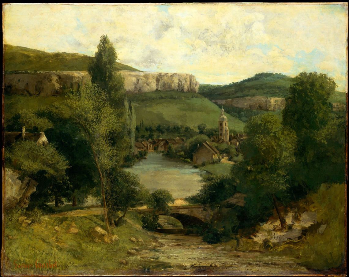 view of ornans probably 1850s